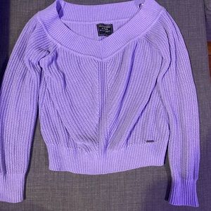 A&F lavender sweater